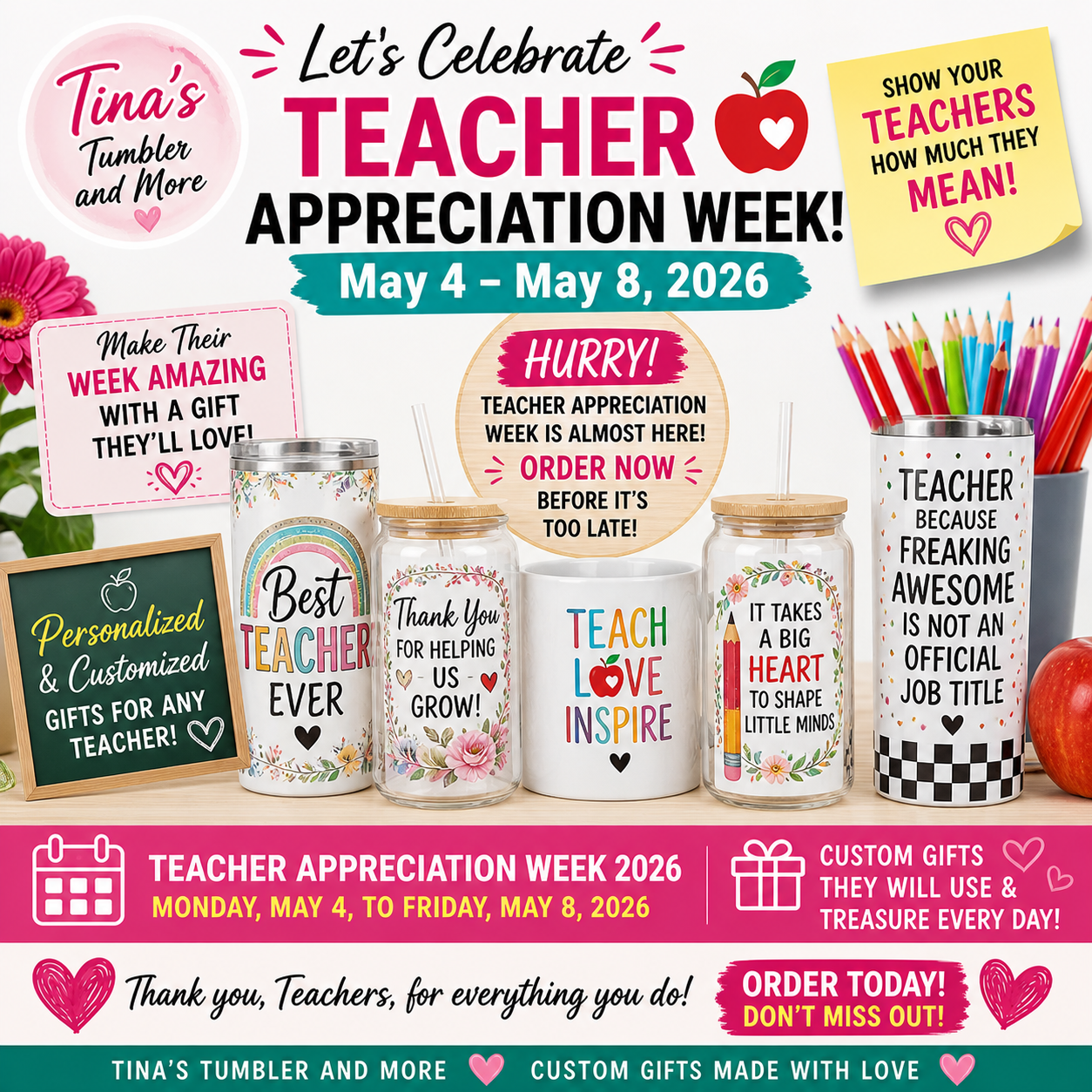 Mother's and Teachers
